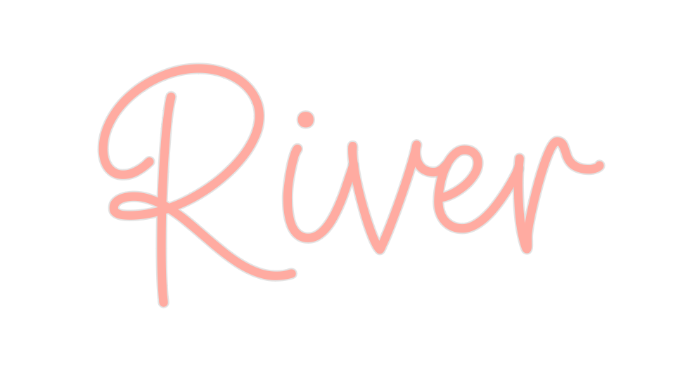 Create your Neon Sign River
