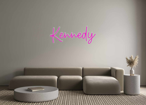 Create your Neon Sign Kennedy
