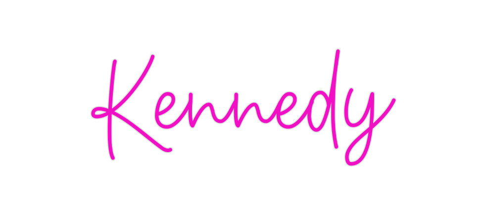 Create your Neon Sign Kennedy