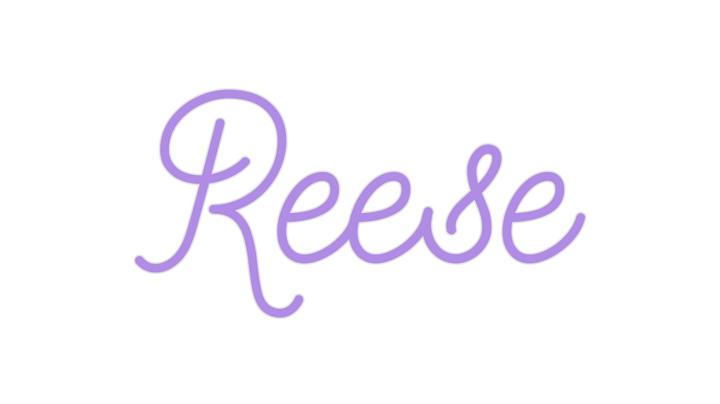 Create your Neon Sign Reese
