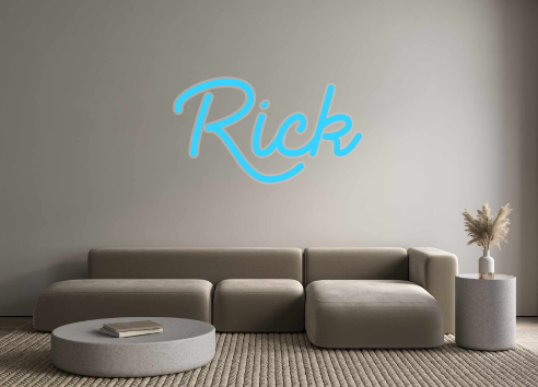 Create your Neon Sign Rick