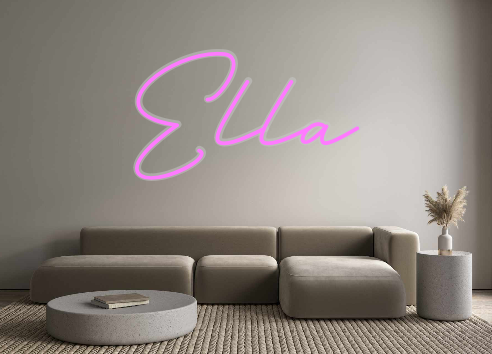 Create your Neon Sign Ella