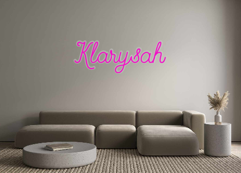 Create your Neon Sign Klarysah