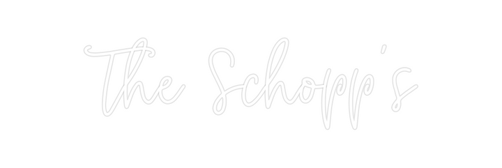 Create your Neon Sign The Schopp’s