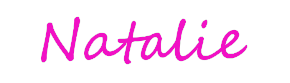 Create your Neon Sign Natalie