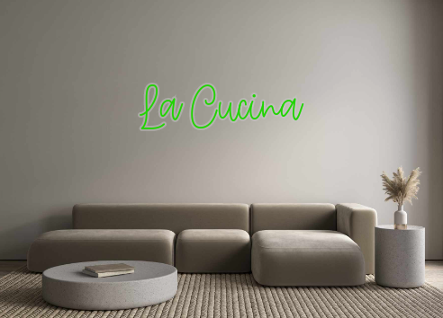 Create your Neon Sign La Cucina