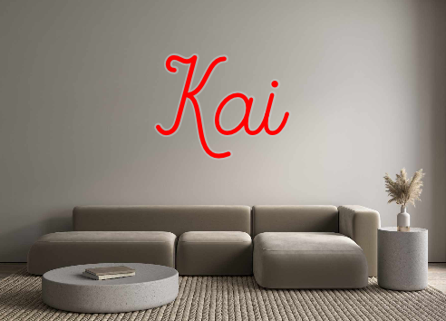 Create your Neon Sign Kai