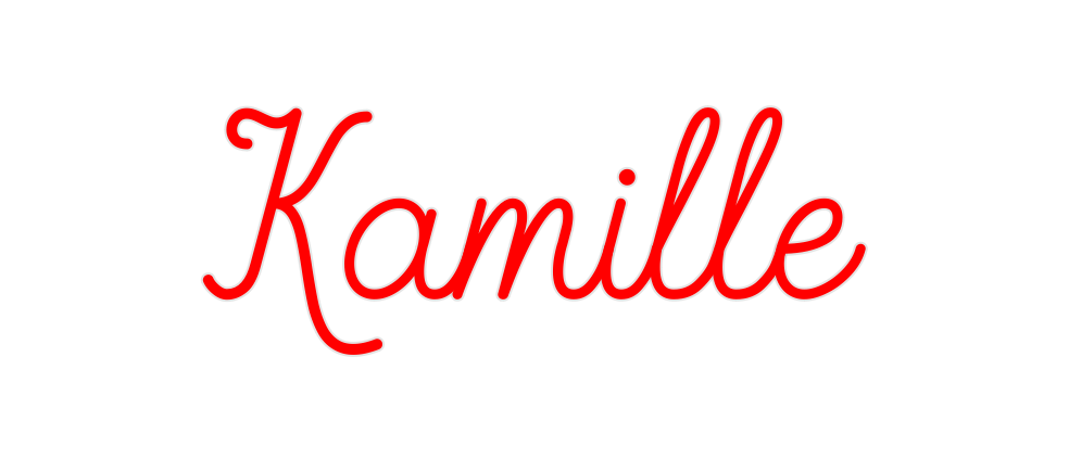 Create your Neon Sign Kamille