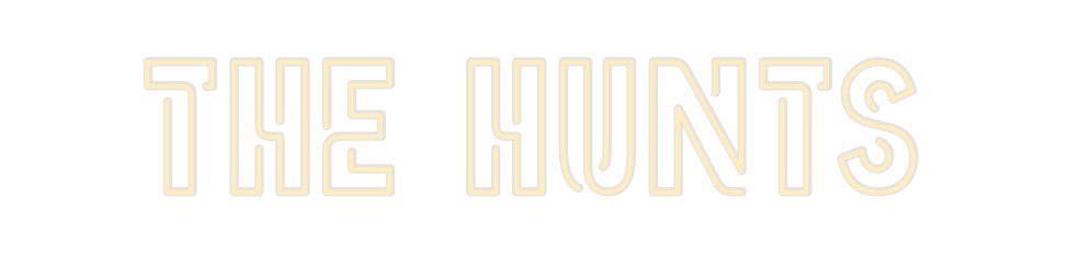 Create your Neon Sign The Hunts