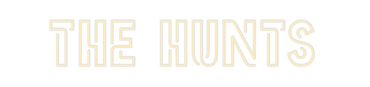 Create your Neon Sign The Hunts