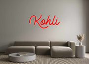 Create your Neon Sign Kohli