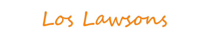 Create your Neon Sign Los Lawsons