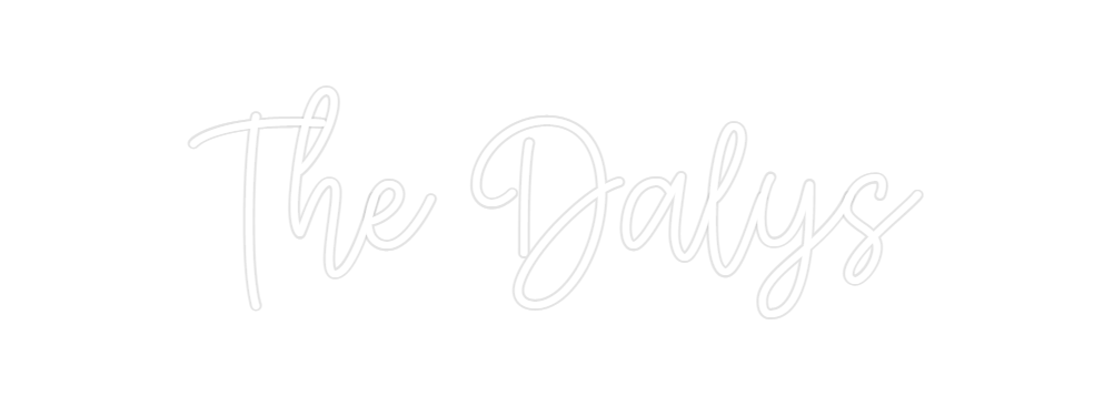 Create your Neon Sign The Dalys