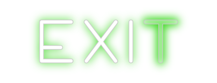 Create your Neon Sign Exit