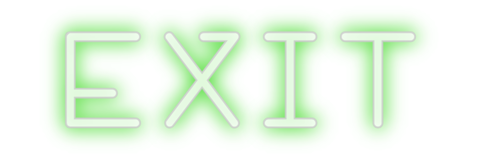 Create your Neon Sign EXIT - MK Neon