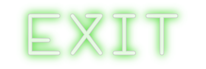 Create your Neon Sign EXIT - MK Neon