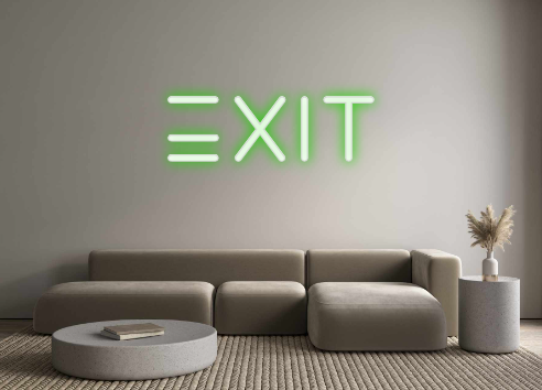 Create your Neon Sign exit