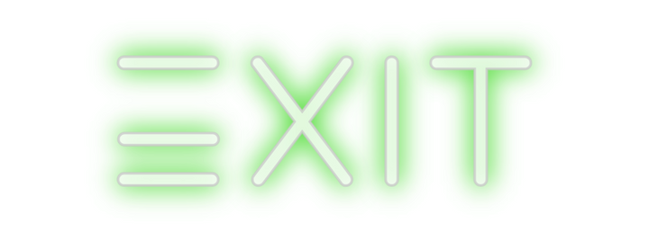 Create your Neon Sign exit