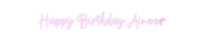 Create your Neon Sign Happy Birthda...