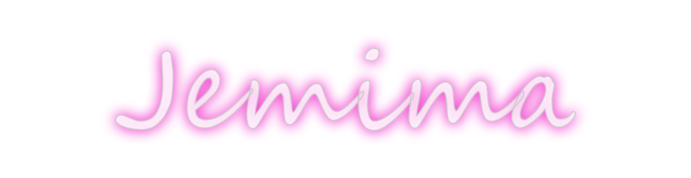 Create your Neon Sign Jemima