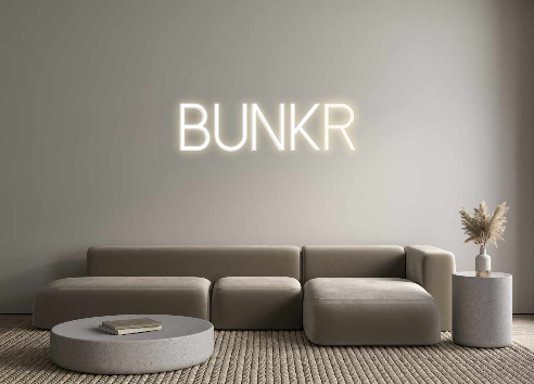 Create your Neon Sign BUNKR - MK Neon