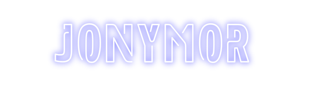 Create your Neon Sign Jonymor