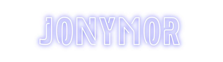 Create your Neon Sign Jonymor