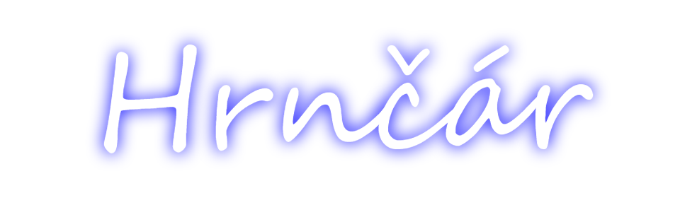 Create your Neon Sign Hrnčár