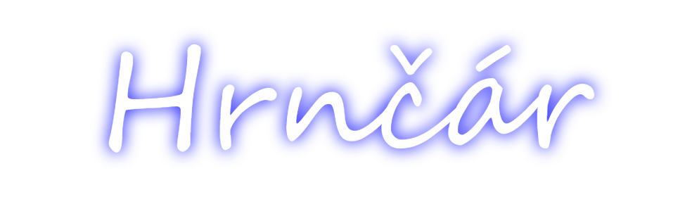 Create your Neon Sign Hrnčár