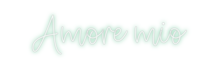 Create your Neon Sign Amore mio - MK Neon