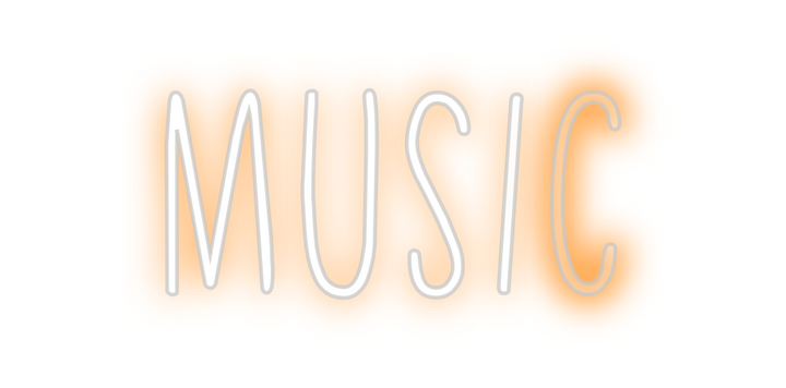 Create your Neon Sign MUSIC