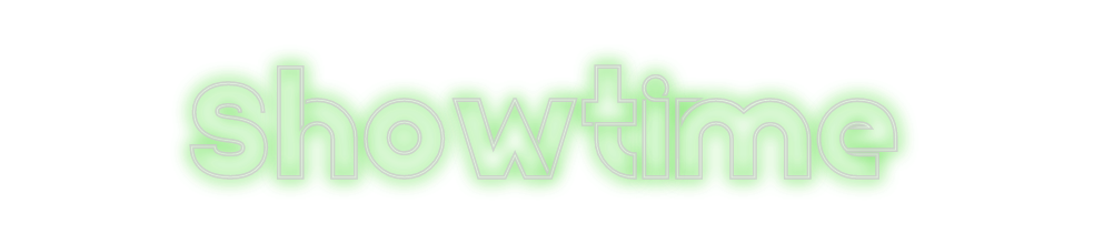 Create your Neon Sign Showtime