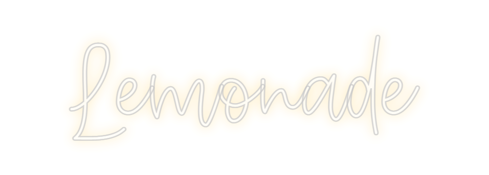 Create your Neon Sign Lemonade - MK Neon