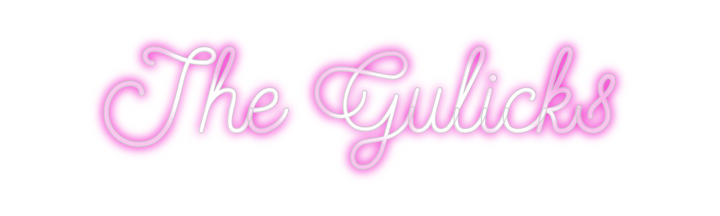 Create your Neon Sign The Gulicks