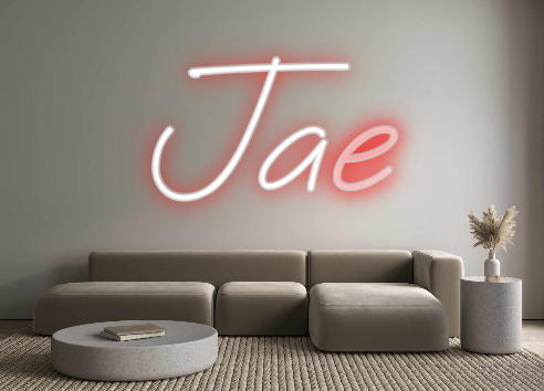 Create your Neon Sign Jae
