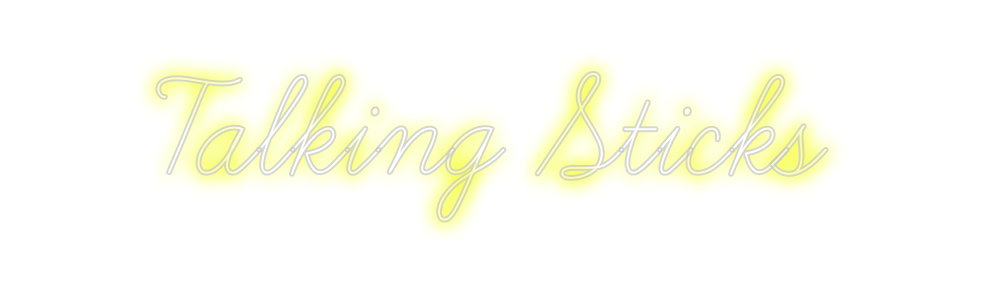 Create your Neon Sign Talking Sticks - MK Neon