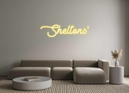 Create your Neon Sign Sheltons'
