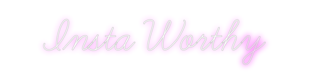 Create your Neon Sign Insta Worthy