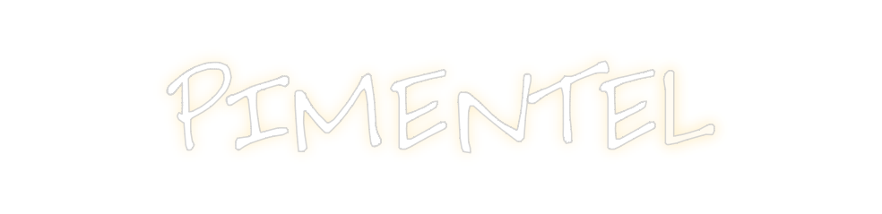 Create your Neon Sign PIMENTEL
