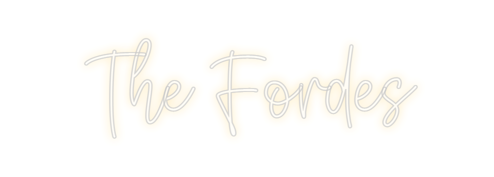 Create your Neon Sign The Fordes
