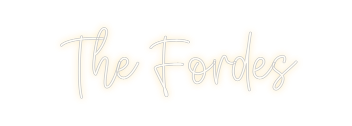 Create your Neon Sign The Fordes