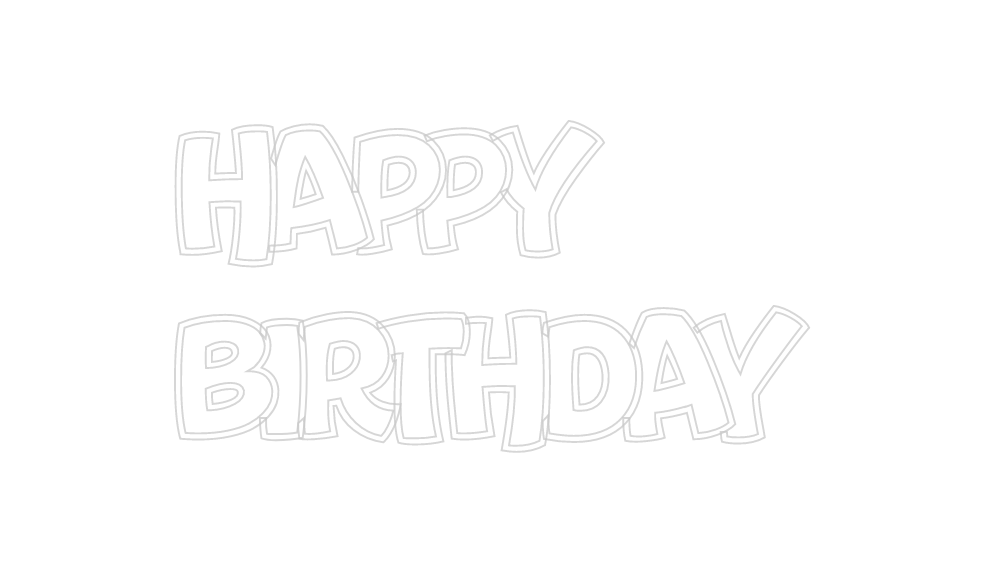 Create your Neon Sign HAPPY
Birthday