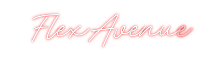Create your Neon Sign FlexAvenue