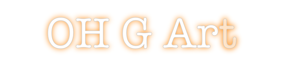 Create your Neon Sign OH G Art