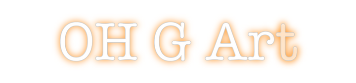 Create your Neon Sign OH G Art