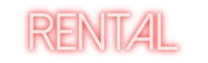 Create your Neon Sign RENTAL