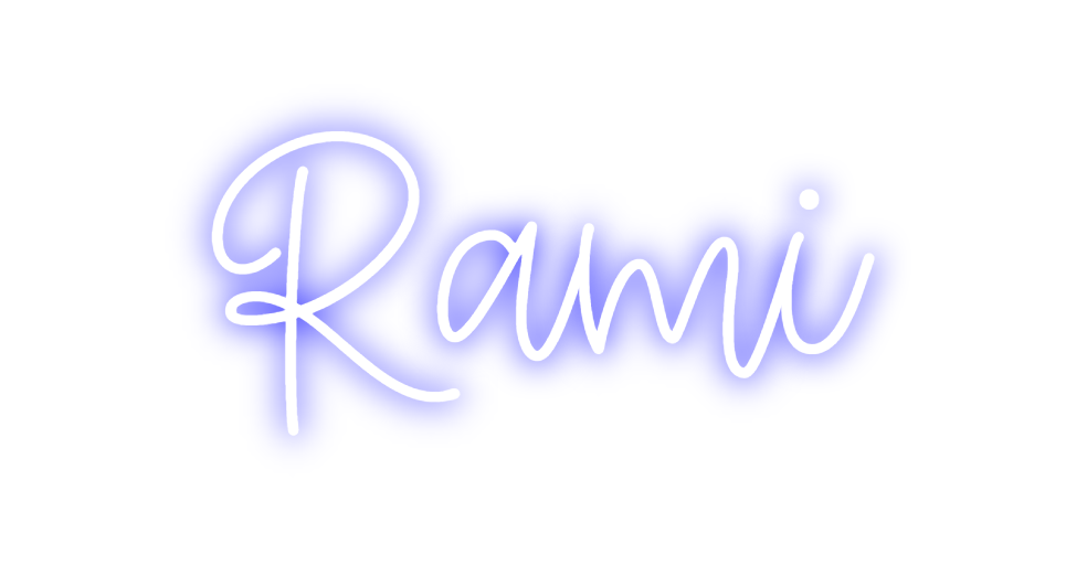 Create your Neon Sign Rami