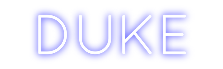 Create your Neon Sign DUKE