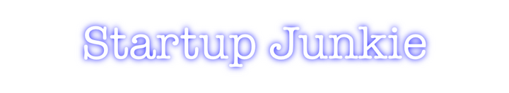 Create your Neon Sign Startup Junkie