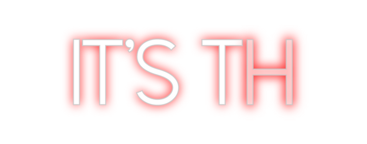 Create your Neon Sign It’s th